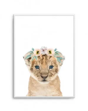 Little Lion Cub | Girls by oliveetoriel.com, a Prints for sale on Style Sourcebook