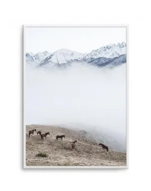 Mountain Horses | PT by oliveetoriel.com, a Prints for sale on Style Sourcebook
