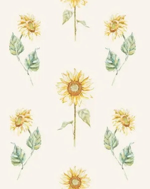 Sunflowers Wallpaper by oliveetoriel.com, a Wallpaper for sale on Style Sourcebook