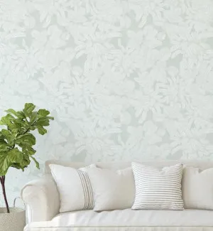 Soft Foliage | Sage Green Wallpaper by oliveetoriel.com, a Wallpaper for sale on Style Sourcebook