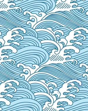Swell Wallpaper by oliveetoriel.com, a Wallpaper for sale on Style Sourcebook