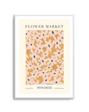 Flower Market Mykonos by oliveetoriel.com, a Prints for sale on Style Sourcebook