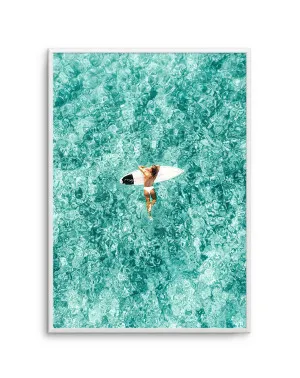 Surfer Girl, Ibiza by oliveetoriel.com, a Prints for sale on Style Sourcebook