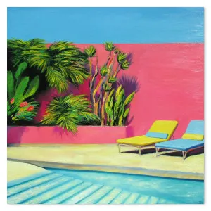 12Pm, Pool Side Relaxing , By Ieva Baklane by Gioia Wall Art, a Prints for sale on Style Sourcebook