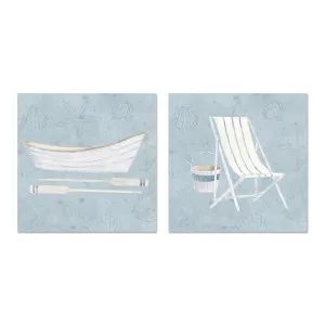 Serene Seaside, Set of 2 , By James Wiens by Gioia Wall Art, a Prints for sale on Style Sourcebook