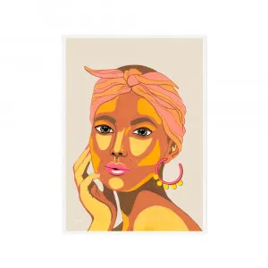 They call me Lola in Ivory Fine Art Print | FRAMED White Boxed Frame A3 (29.7cm x 42cm) No White Border by Luxe Mirrors, a Artwork & Wall Decor for sale on Style Sourcebook