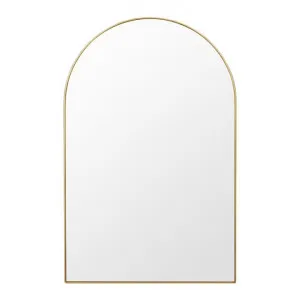 Bjorn Arch Oversized Mirror - Brass by Interior Secrets - AfterPay Available by Interior Secrets, a Mirrors for sale on Style Sourcebook