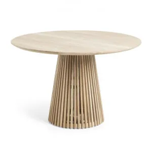 Irune Solid Timber Round Dining Table - Natural by Interior Secrets - AfterPay Available by Interior Secrets, a Dining Tables for sale on Style Sourcebook