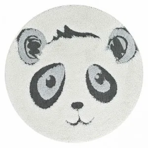 Mr&Mrs Panda I Kids Round Rug, 120cm by Austex International, a Kids Rugs for sale on Style Sourcebook