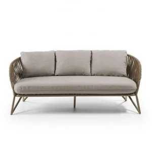 Branzie Fabric Outdoor Sofa - Brown by Interior Secrets - AfterPay Available by Interior Secrets, a Sofas for sale on Style Sourcebook