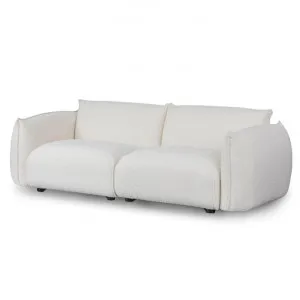 Ferrell 3 Seater Sofa - White Wash Boucle by Interior Secrets - AfterPay Available by Interior Secrets, a Sofas for sale on Style Sourcebook