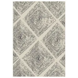 St Tropez Distressed Diamond Modern Indoor / Outdoor Rug, 200x290cm by Casa Uno, a Outdoor Rugs for sale on Style Sourcebook