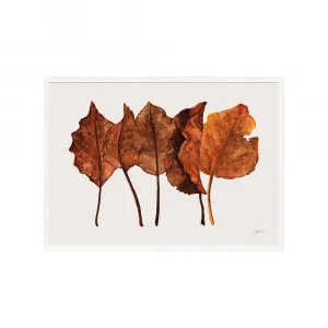 One Fine Autumn Day 1 in Light Linen, Fine Art | FRAMED White Boxed Frame A3 (29.7cm x 42cm) No White Border by Luxe Mirrors, a Artwork & Wall Decor for sale on Style Sourcebook