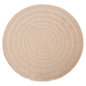 St Tropez Jersey Spiral Round Indoor / Outdoor Rug, 200cm by Casa Sano, a Outdoor Rugs for sale on Style Sourcebook