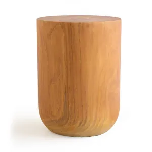 Bessay Teak Timber Accent Stool / Side Table, Round by Ambience Interiors, a Side Table for sale on Style Sourcebook