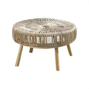 Ana Rattan Round Coffee Table, 72cm by Room and Co., a Coffee Table for sale on Style Sourcebook