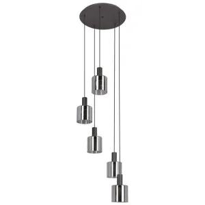 Gorosiba Glass Cluster Pendant Light, 5 Light by Eglo, a Pendant Lighting for sale on Style Sourcebook