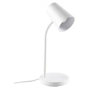 Jasper Scandi Desk Table Lamp, White by Eglo, a Desk Lamps for sale on Style Sourcebook