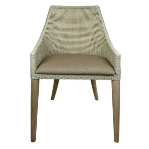 Delano Resin Wicker Outdoor Dining Chair, White by Chateau Legende, a Outdoor Chairs for sale on Style Sourcebook