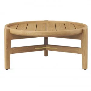 Hasmark Teak Timber Outdoor Round Coffee Table, 60cm by Ambience Interiors, a Tables for sale on Style Sourcebook
