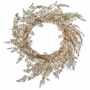 Aldous Delux Artificial Fern Leaves Wreath, 60cm by Casa Bella, a Plants for sale on Style Sourcebook