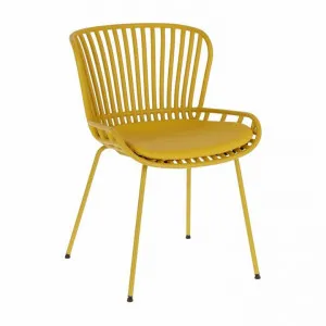 Castella Indoor / Outdoor Dining Chair, Mustard by El Diseno, a Dining Chairs for sale on Style Sourcebook