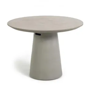 Azkain Cement Outdoor Round Dining Table, 120cm by El Diseno, a Tables for sale on Style Sourcebook