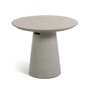 Azkain Cement Outdoor Round Dining Table, 90cm by El Diseno, a Tables for sale on Style Sourcebook