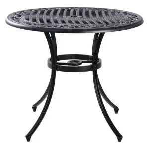 Marco Cast Aluminium Round Outdoor Dining Table, 90cm, Black by CHL Enterprises, a Tables for sale on Style Sourcebook
