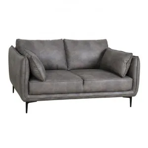 Rene PU Leather Sofa, 2 Seater, Dove Grey by My Commercial Furniture, a Sofas for sale on Style Sourcebook