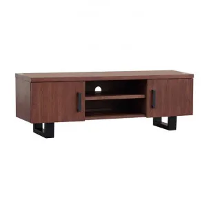 Heston European Oak Timber & Metal 2 Door TV Unit, 165cm, Cherry by MY Room, a Entertainment Units & TV Stands for sale on Style Sourcebook