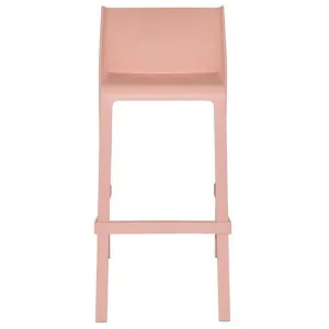 Trill Italian Made Commercial Grade Indoor / Outdoor Bar Stool, Peach by Nardi, a Bar Stools for sale on Style Sourcebook