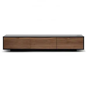 Palma 2 Drawer Flip Door TV Unit, 230cm, Walnut / Black by Conception Living, a Entertainment Units & TV Stands for sale on Style Sourcebook