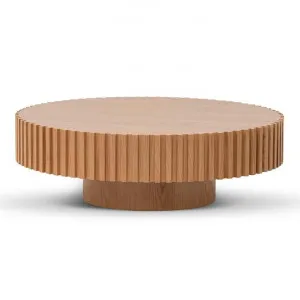 Villeda Wooden Round Coffee Table, 100cm, Natural by Conception Living, a Coffee Table for sale on Style Sourcebook