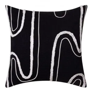 Zemira Cotton Scatter Cushion, Black by j.elliot HOME, a Cushions, Decorative Pillows for sale on Style Sourcebook