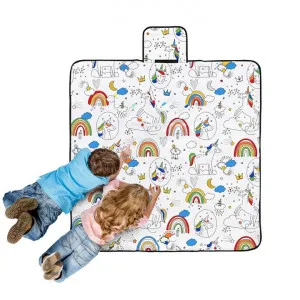 Happy Kids Dream Big "Colour Me In" Picnic Blanket, 125x125cm by Happy Kids, a Throws for sale on Style Sourcebook