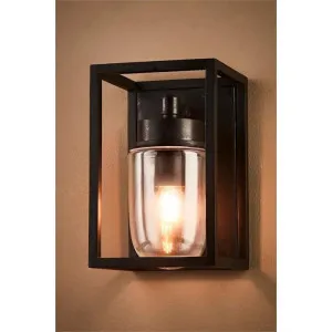 Wellington IP54 Metal Indoor / Outdoor Wall Lantern, Black by Emac & Lawton, a Outdoor Lighting for sale on Style Sourcebook