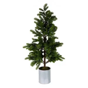 Marmont Artificial Pine Tree in Tin Pot, Large by Florabelle, a Plants for sale on Style Sourcebook