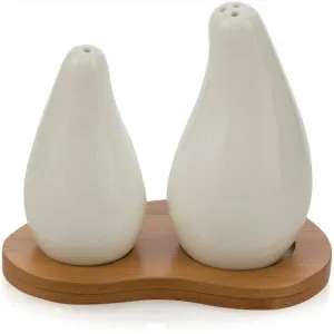 Cattai 3 Piece Porcelain Salt and Pepper Shaker Set by Casa Uno, a Salt & Pepper Mills for sale on Style Sourcebook