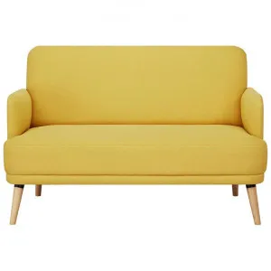 Landon Fabric Sofa, 2 Seater, Yellow by Suncrest Furniture, a Sofas for sale on Style Sourcebook