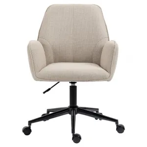 Hecate Fabric Gas Lift Office Chair, Beige by Charming Living, a Chairs for sale on Style Sourcebook