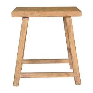 Sudbrook Elm Timber Dining Stool, Natural by Affinity Furniture, a Bar Stools for sale on Style Sourcebook