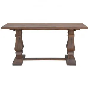Muchalls Mango Wood Pedestal Console Table, 160cm by Dodicci, a Console Table for sale on Style Sourcebook