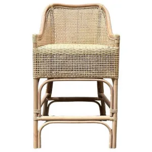 Achille Rattan Counter Stool, White Wash by Chateau Legende, a Bar Stools for sale on Style Sourcebook