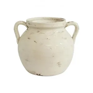 Luna Terracotta Urn Vase by Provencal Treasures, a Vases & Jars for sale on Style Sourcebook