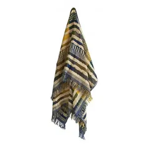 Marrakesh Wool & Silk Throw, 130x170cm, Summer Pond by French Country Collection, a Throws for sale on Style Sourcebook