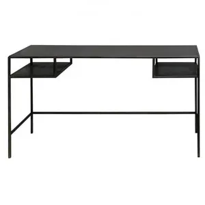 Jurgen Industrial Iron Open Shelf Desk, 120cm by French Country Collection, a Desks for sale on Style Sourcebook
