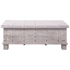 Tampa Mango Wood Storage Trunk Coffee Table, 116cm by Dodicci, a Coffee Table for sale on Style Sourcebook