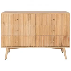 Ariton Mango Wood 6 Drawer Dresser by Dodicci, a Dressers & Chests of Drawers for sale on Style Sourcebook