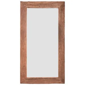 Ankara Reclaimed Elm Timber Frame Wall Mirror, 130cm by Affinity Furniture, a Mirrors for sale on Style Sourcebook